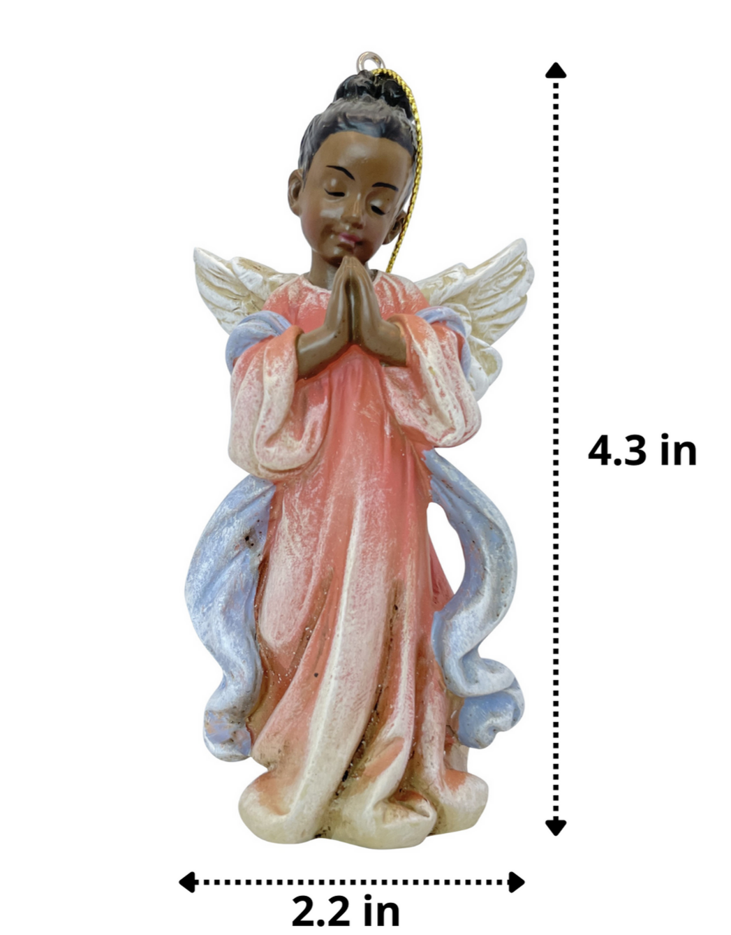 Prayer Hands Angel Ornament