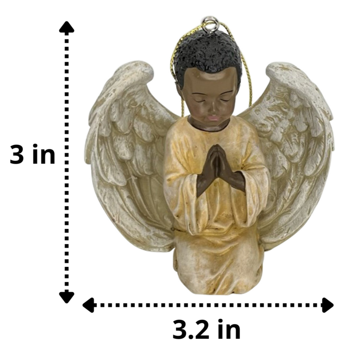 Kneeling Prayer Angel Ornament