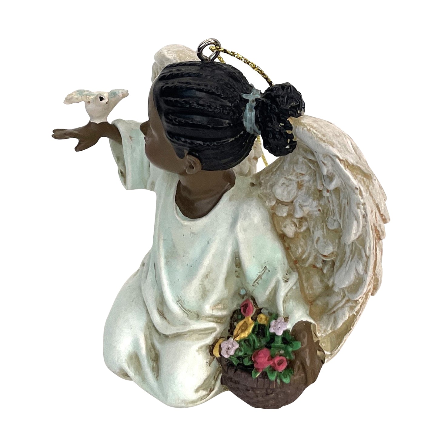 Hello Birdie Angel Ornament